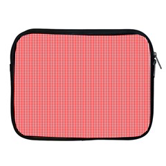 Christmas Red Velvet Mini Gingham Check Plaid Apple Ipad 2/3/4 Zipper Cases by PodArtist