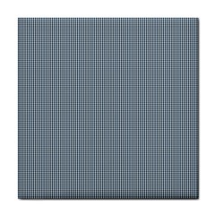 Silent Night Blue Mini Gingham Check Plaid Tile Coasters