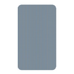 Silent Night Blue Mini Gingham Check Plaid Memory Card Reader