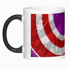 Fractal Art Red Design Pattern Morph Mugs by BangZart