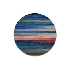 Background Horizontal Lines Magnet 3  (round)