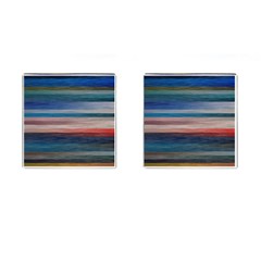 Background Horizontal Lines Cufflinks (square) by BangZart