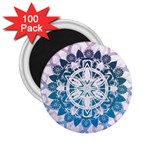 Mandalas Symmetry Meditation Round 2.25  Magnets (100 pack)  Front