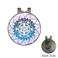 Mandalas Symmetry Meditation Round Hat Clips With Golf Markers by BangZart