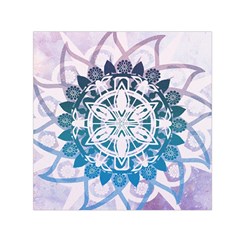 Mandalas Symmetry Meditation Round Small Satin Scarf (square) by BangZart