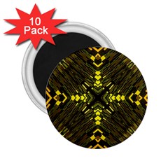 Abstract Glow Kaleidoscopic Light 2 25  Magnets (10 Pack)  by BangZart