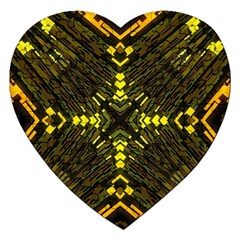 Abstract Glow Kaleidoscopic Light Jigsaw Puzzle (heart) by BangZart