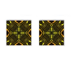 Abstract Glow Kaleidoscopic Light Cufflinks (square) by BangZart