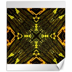 Abstract Glow Kaleidoscopic Light Canvas 8  X 10  by BangZart