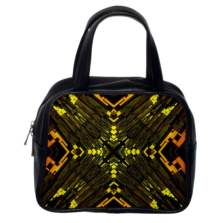 Abstract Glow Kaleidoscopic Light Classic Handbags (One Side)