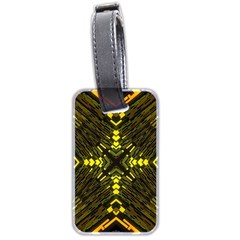 Abstract Glow Kaleidoscopic Light Luggage Tags (two Sides) by BangZart