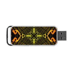 Abstract Glow Kaleidoscopic Light Portable Usb Flash (two Sides) by BangZart