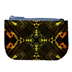 Abstract Glow Kaleidoscopic Light Large Coin Purse