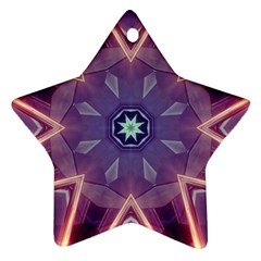 Abstract Glow Kaleidoscopic Light Ornament (star) by BangZart