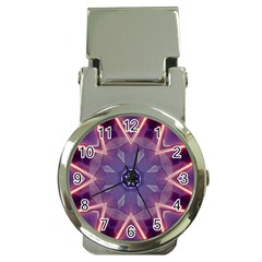 Abstract Glow Kaleidoscopic Light Money Clip Watches by BangZart