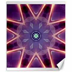 Abstract Glow Kaleidoscopic Light Canvas 20  X 24   by BangZart