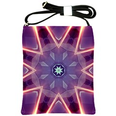 Abstract Glow Kaleidoscopic Light Shoulder Sling Bags by BangZart