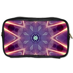 Abstract Glow Kaleidoscopic Light Toiletries Bags by BangZart