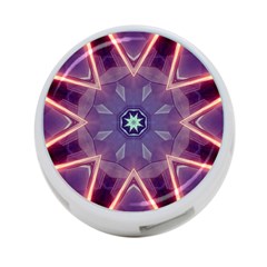 Abstract Glow Kaleidoscopic Light 4-port Usb Hub (two Sides)  by BangZart