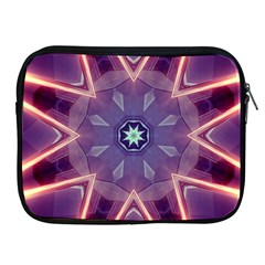 Abstract Glow Kaleidoscopic Light Apple Ipad 2/3/4 Zipper Cases by BangZart