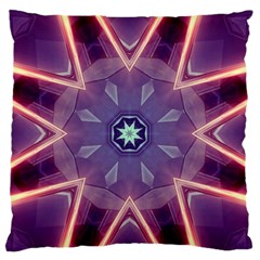 Abstract Glow Kaleidoscopic Light Standard Flano Cushion Case (two Sides) by BangZart