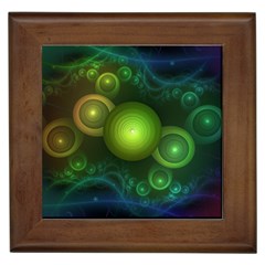 Retrotacular Rainbow Dots In A Fractal Microscope Framed Tiles by jayaprime