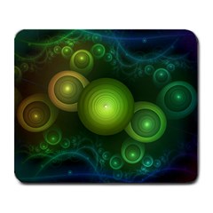 Retrotacular Rainbow Dots In A Fractal Microscope Large Mousepads by jayaprime