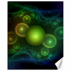 Retrotacular Rainbow Dots In A Fractal Microscope Canvas 16  X 20  