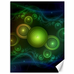 Retrotacular Rainbow Dots In A Fractal Microscope Canvas 36  X 48   by jayaprime