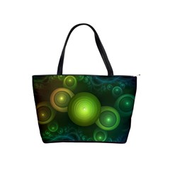 Retrotacular Rainbow Dots In A Fractal Microscope Shoulder Handbags by jayaprime