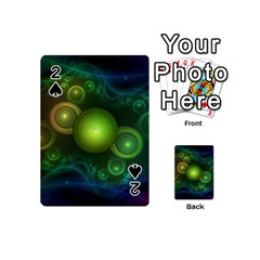 Retrotacular Rainbow Dots In A Fractal Microscope Playing Cards 54 (mini)  by jayaprime