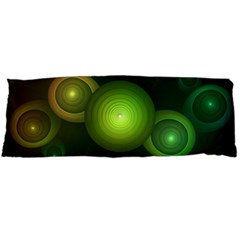 Retrotacular Rainbow Dots In A Fractal Microscope Body Pillow Case (dakimakura) by jayaprime