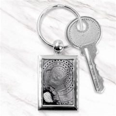 Fragmented Fractal Memories And Gunpowder Glass Key Chains (rectangle)  by jayaprime