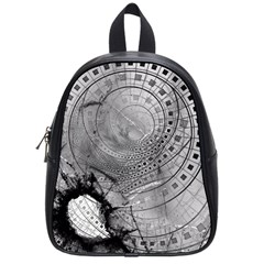 Fragmented Fractal Memories And Gunpowder Glass School Bags (small)  by jayaprime