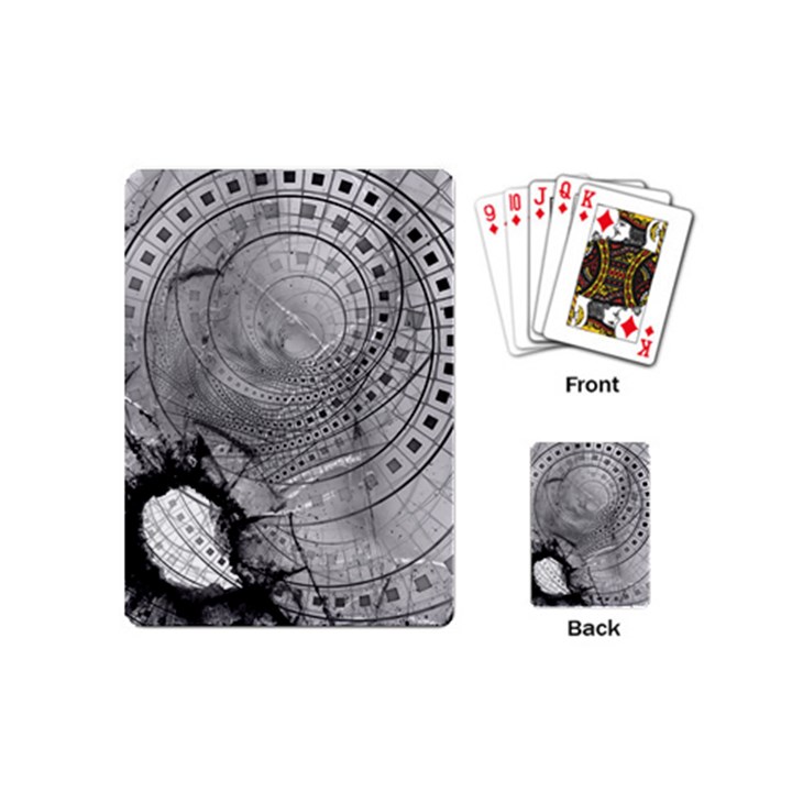 Fragmented Fractal Memories and Gunpowder Glass Playing Cards (Mini) 