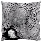 Fragmented Fractal Memories and Gunpowder Glass Standard Flano Cushion Case (Two Sides) Front