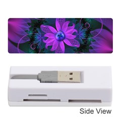 Beautiful Ultraviolet Lilac Orchid Fractal Flowers Memory Card Reader (stick)  by jayaprime