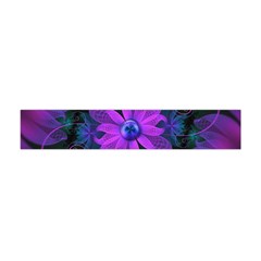 Beautiful Ultraviolet Lilac Orchid Fractal Flowers Flano Scarf (mini) by jayaprime