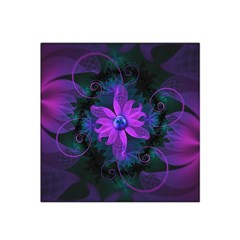 Beautiful Ultraviolet Lilac Orchid Fractal Flowers Satin Bandana Scarf by jayaprime