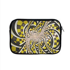 Liquid Taxi Cab, A Yellow Checkered Retro Fractal Apple Macbook Pro 15  Zipper Case by jayaprime