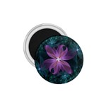 Pink and Turquoise Wedding Cremon Fractal Flowers 1.75  Magnets Front