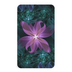 Pink And Turquoise Wedding Cremon Fractal Flowers Memory Card Reader by jayaprime