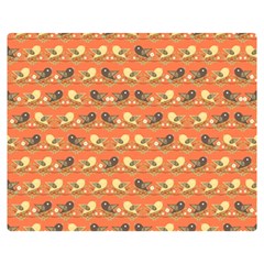 Birds Pattern Double Sided Flano Blanket (medium)  by linceazul