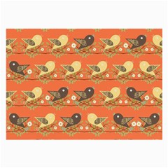 Birds Pattern Large Glasses Cloth (2-side) by linceazul