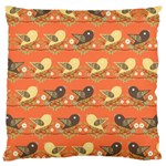 Birds Pattern Large Cushion Case (Two Sides) Front