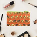 Birds Pattern Cosmetic Bag (XS) Back