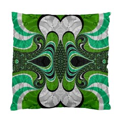 Fractal Art Green Pattern Design Standard Cushion Case (two Sides) by BangZart