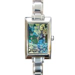 Fractal Formula Abstract Backdrop Rectangle Italian Charm Watch Front