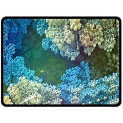 Fractal Formula Abstract Backdrop Fleece Blanket (large)  by BangZart