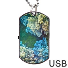 Fractal Formula Abstract Backdrop Dog Tag Usb Flash (one Side) by BangZart